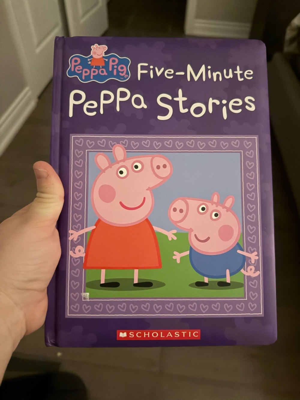 Scholastic Peppa Pig Five-Minute Peppa Stories - Purple, Pink, Red, Blue